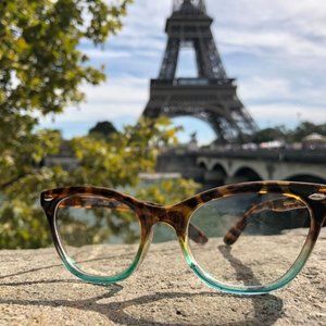 Aviator Super Poshe Twirl Metal Design Frames Women EyeGlasses